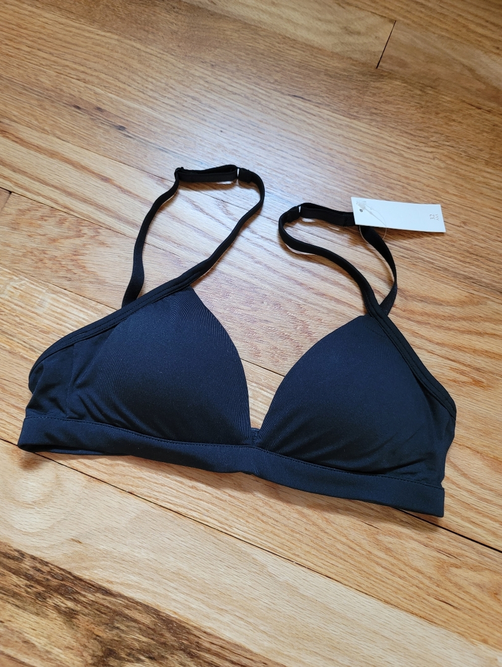 Lulalu Luna Microfiber T-Shirt Bra with Removable Pad Black Size 32AAA NWT